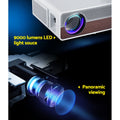Devanti 4K WiFi Video Projector 1080P Native HDMI Home Theater
