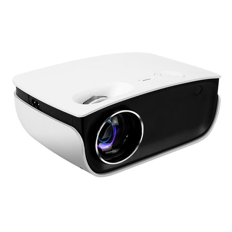 Devanti Mini Projector 1080P WiFi HDMI White Home Theater