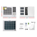 Devanti Window Air Conditioner 1.7kW Cooling Portable AC