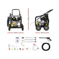 Giantz Petrol High Pressure Washer 20M Hose 7HP