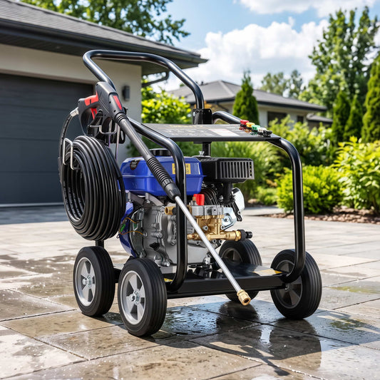 Giantz Petrol High Pressure Washer 3000PSI 7HP 4 Stroke Cleaner Commercial Blue