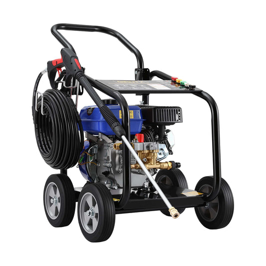 Giantz Petrol High Pressure Washer 3000PSI 7HP 4 Stroke Cleaner Commercial Blue