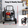 Giantz Petrol High Pressure Washer 3000PSI 7HP 4 Stroke Cleaner Commercial Red