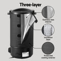 Devanti 10L Wax Melter 1520W Candle Making Pot Pour Spout