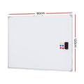 Magnetic Whiteboard 90x120cm Erase Board Marker Eraser Tray