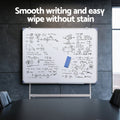 Standing Whiteboard 90x120cm Double-Sided Magnetic Wheels Erase