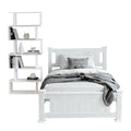 Artiss King Single Bed Frame with Bookshelf Storage
