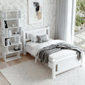 Artiss King Single Bed Frame with Bookshelf Storage