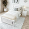 Artiss King Single Bed Frame with Bedside Table Set