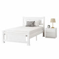 Artiss King Single Bed Frame with Bedside Table Set