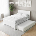 Artiss King Single Bed Frame with Bookshelf Storage