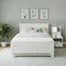 Artiss KING SINGLE Bed Frame White with Bedside Table