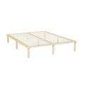 Artiss DOUBLE Bed Frame Wooden Timber Pine Mattress Platform Base