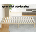 Artiss DOUBLE Bed Frame Wooden Timber Pine Mattress Platform Base