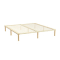 Artiss KING Size Bed Frame Wooden Timber Pine Platform Mattress Base