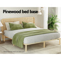 Artiss KING Size Bed Frame Wooden Timber Pine Platform Mattress Base