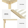 Artiss KING Size Bed Frame Wooden Timber Pine Platform Mattress Base