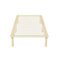 Artiss KING SINGLE Wooden Bed Frame Timber Pine Base Platform