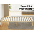 Artiss Single Bed Frame Wooden Pine Timber Mattress Platform AMBA