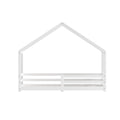 Artiss Wooden Kids Single Bed Frame House White AMOS