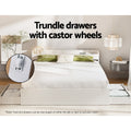 Artiss DOUBLE Bed Frame w/ Charging Ports 2 Storage Drawers