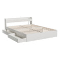 Artiss QUEEN Bed Frame Storage Drawers Charging Ports