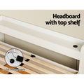 Artiss QUEEN Bed Frame Storage Drawers Charging Ports