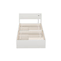 Artiss Single Bed Frame w/ Charging Ports Storage Drawers