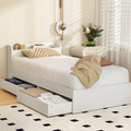 Artiss Single Bed Frame w/ Charging Ports Storage Drawers