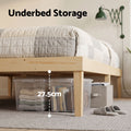 Artiss Bed Frame DOUBLE Size Wooden Base Mattress Platform Timber Pine BRUNO
