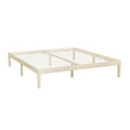 Artiss KING Bed Frame Timber Pine Wooden Base Mattress Platform