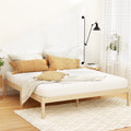Artiss KING Bed Frame Timber Pine Wooden Base Mattress Platform