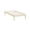 Artiss Single Bed Frame Timber Pine Wooden Slat Platform Mattress Base