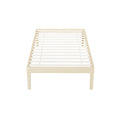 Artiss Single Bed Frame Timber Pine Wooden Slat Platform Mattress Base