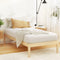 Artiss Single Bed Frame Timber Pine Wooden Slat Platform Mattress Base
