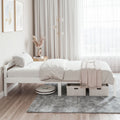 Artiss Bed Frame KING SINGLE White Wooden LEXI