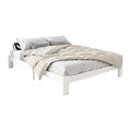 Artiss Wooden Bed Frame DOUBLE White JADE