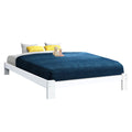 Artiss QUEEN Bed Frame Wooden White JADE