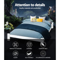 Artiss QUEEN Bed Frame Wooden White JADE