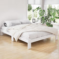 Artiss QUEEN Bed Frame Wooden White JADE