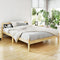 Artiss DOUBLE Bed Frame Wooden Oak SOFIE