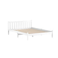 Artiss Sofie DOUBLE Bed Frame Wooden White