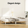 Artiss Sofie DOUBLE Bed Frame Wooden White
