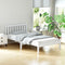 Artiss Bed Frame KING SINGLE White Wooden SOFIE