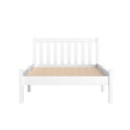 Artiss Bed Frame KING SINGLE White Wooden SOFIE