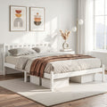 Artiss QUEEN Bed Frame Wooden White SOFIE