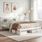 Artiss QUEEN Bed Frame Wooden White SOFIE