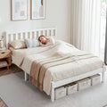 Artiss QUEEN Bed Frame Wooden White SOFIE