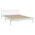 Artiss QUEEN Bed Frame Wooden White SOFIE