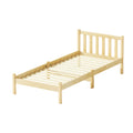 Artiss Single Bed Frame Wooden Oak Sofie